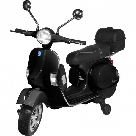 Actionbikes Vespa PX 150 black Kids Electric Scooter