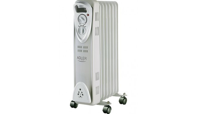 Adler AD 7807 electric space heater Oil electric space heater Indoor Grey 1500 W