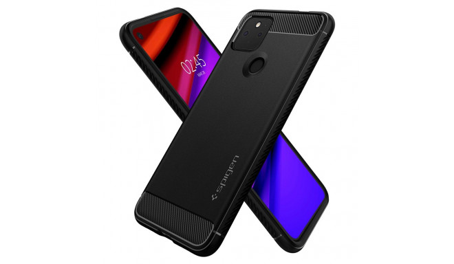 Kaitseümbris Rugged Armor, Google Pixel 4a 5G, must, Spigen