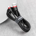 Baseus Cafule cable USB - USB-C 0,5 m 3A red-black
