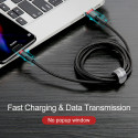 Baseus Cafule cable USB - USB-C 0,5 m 3A red-black