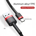Baseus Cafule cable USB - USB-C 0,5 m 3A red-black