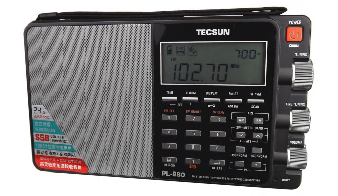 Tecsun PL-880 world receiver AM/FM/SSB