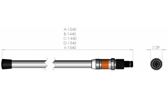 UHF46D 3dBd UHF baasantenn, 450-470MHz Scan-Antenna