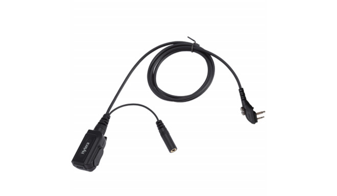 Hytera ACM-01 PTT&MIC water proof cable for use with Receive-Only Earpiece IP54