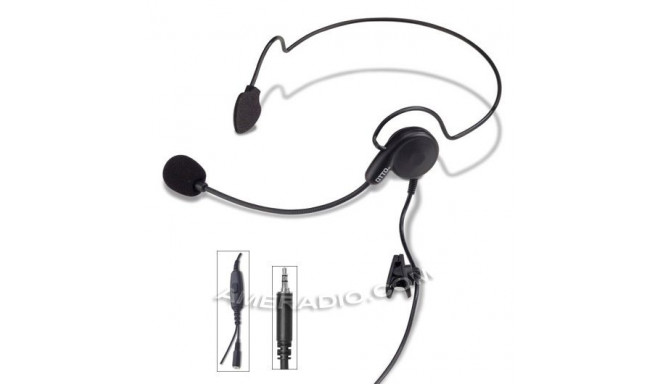 Breeze  V4-BA2MA3B boom microphone and earpice