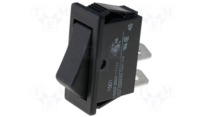 AE-C1501AL/AB  ROCKER;(ON)-OFF;Stable positions:monostable;AC load:16A/250V