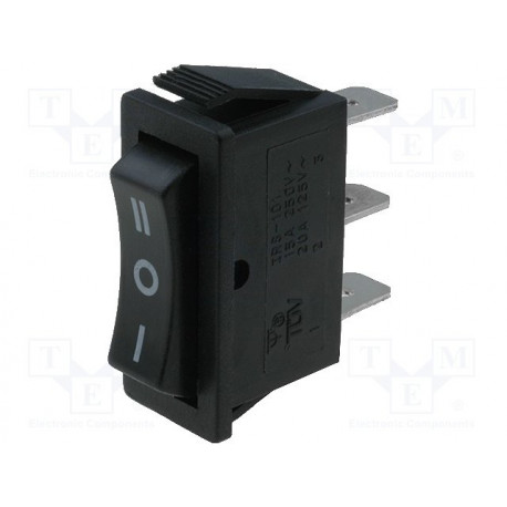 Ninigi RS1033C0BK ROCKER lüliti, AC 15A/250V