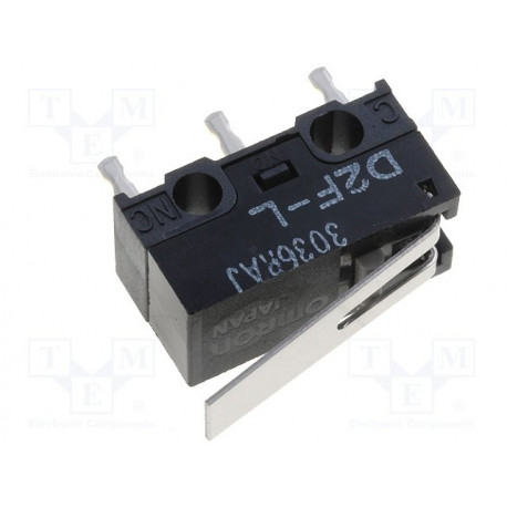 D2F223 Switch:microswitch;with lever;Contacts:SPDT;AC load:3A/125V