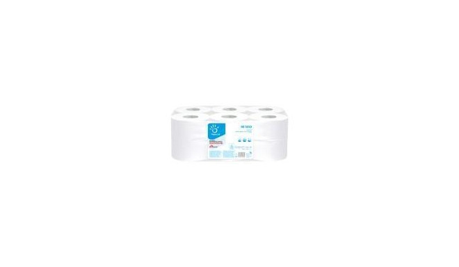 Tualettpaber Papernet 9,7cm x 170m, 2-kih, valge (12 tk)