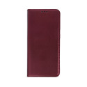 Smart Magnetic case for Xiaomi Redmi Note 9S / 9 Pro burgundy