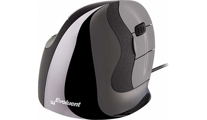 Evoluent VerticalMouse D, mouse (black / silver, Small, RH)