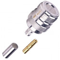 N female plug crimp-solder RG316/174