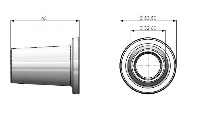 10000-441 GPS adapter 1"-14 SAT-MAR GPS antennile 15350