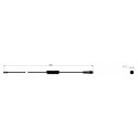 E390 3 dB OC (M6) Mobile colinear antenna whip (380-400 MHz)