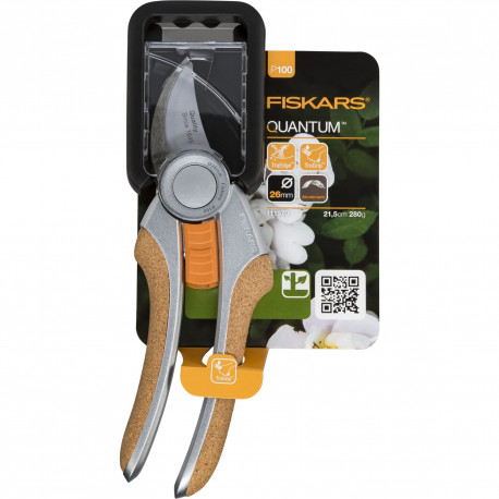 Fiskars Quantum Bypass Secateurs P100