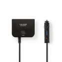 Nedis Universal DC Power Adapter 5/12 VDC Car charger/USB 3-Way