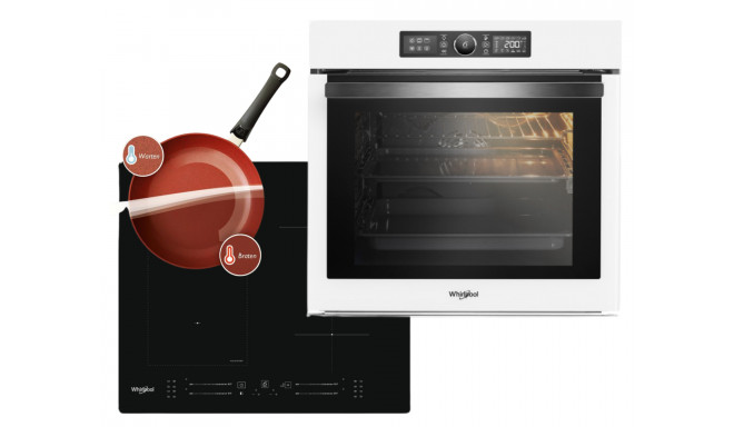 Whirlpool built-in oven + hob AKZ96230WH + WLS7960NE + gift