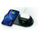 Swissten 3in1 15W Wireless Charger for iPhone / Apple Watch / Airpods Pro / Black