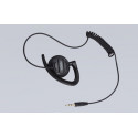 EH-02 Receive-Only Ajustable Earhook with Swivel Speaker(for use with PTT&MIC cable)