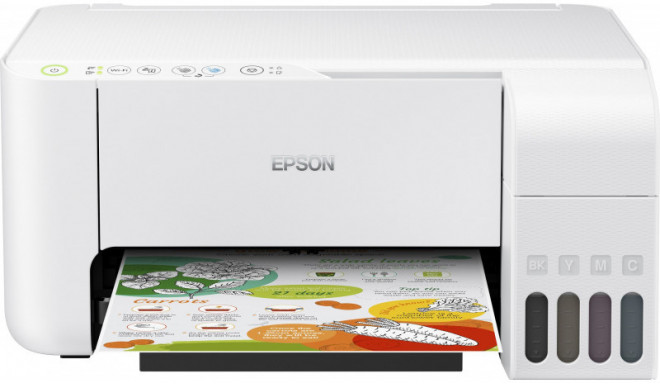 Epson all-in-one printer EcoTank L3156, white