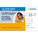 Herma SK CD/DVD-sleeves white 25pcs                       1144