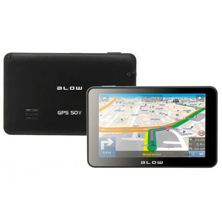 BLOW GPS50V navigator 12.7 cm (5") Touchscreen TFT Fixed Black