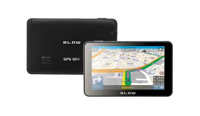 BLOW GPS50V navigator Fixed 12.7 cm (5") TFT Touchscreen Black