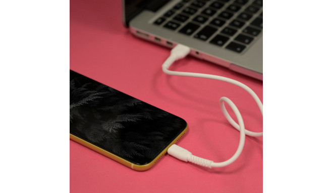 Maxlife MXUC-04 cable USB - USB-C 1,0 m 3A white