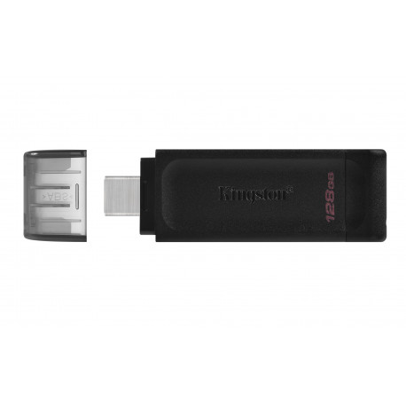 Kingston pendrive 128GB USB-C DT70 black