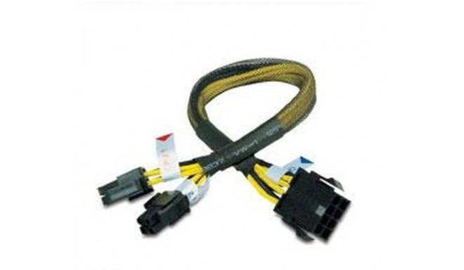 Akasa PSU extension cable splits 4+4 0.3 m