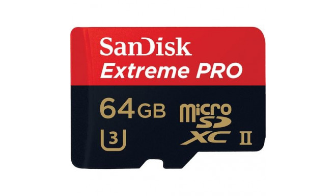 SanDisk Extreme Pro microSDXC 64GB 275MB/s + ada.