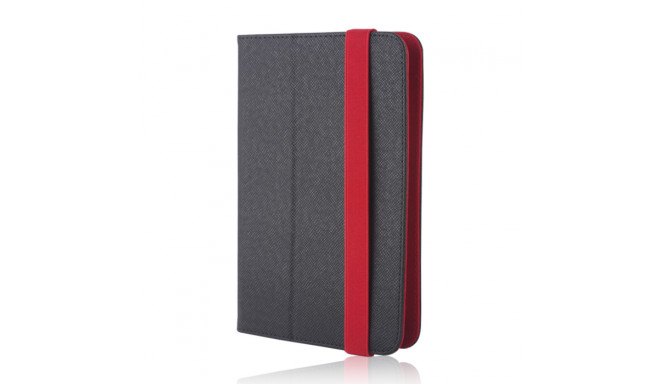 Universal case ORBI for tablet 9-11''(L27 x W20 cm) black-red