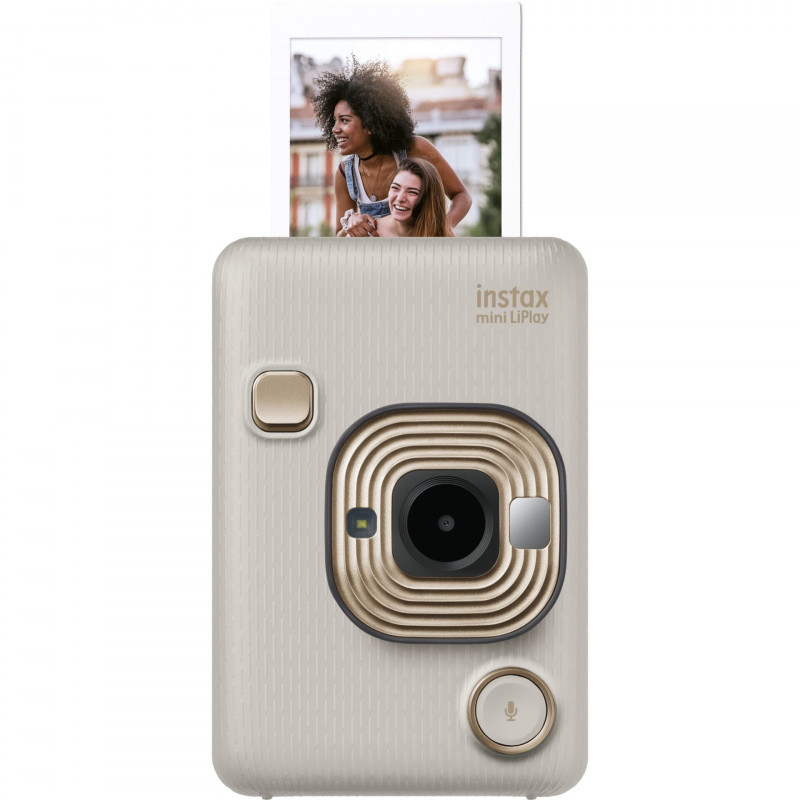 FUJIFILM instax mini LiPlay BEIGE GOLD ファッション - フィルムカメラ