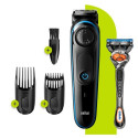 Braun Beard Trimmer BT3240 Men Beard Trimmer & Hair Clipper, 39 Length Settings, Black/Blue