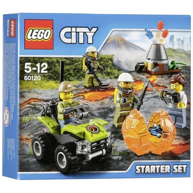 LEGO City 60120 Volcano Starter Set - LEGO - Photopoint