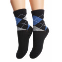 SOKISAHTEL BENJAMIN black cotton socks for children 23-26, 27-30, 31-35