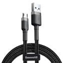 Baseus Cafule cable USB - microUSB 2,0 m 1,5A gray-black