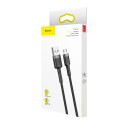 Baseus Cafule cable USB - microUSB 2,0 m 1,5A gray-black