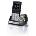 MaxCom MM715BB mobile phone 4.57 cm (1.8") Black, Silver Feature phone
