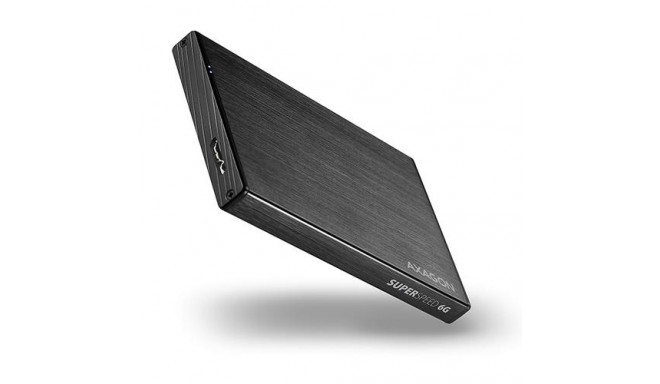 Axagon EE25-XA6 storage drive enclosure HDD/SSD enclosure Black 2.5"