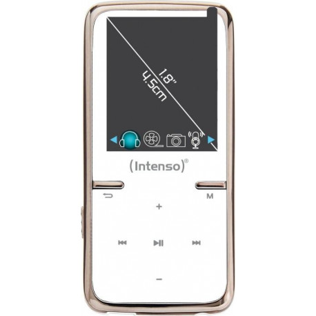Intenso mp3-mängija 8GB, valge (3717462)