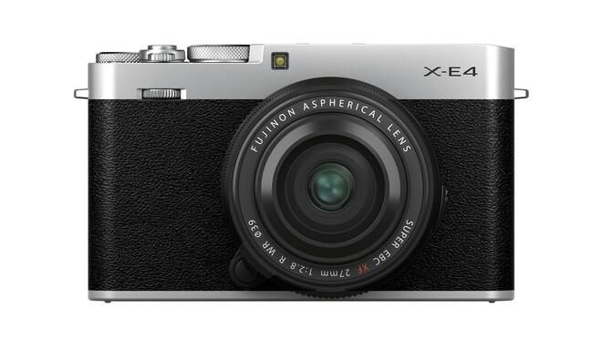 Fujifilm X-E4 + 27mm f/2.8 Kit, серебристый