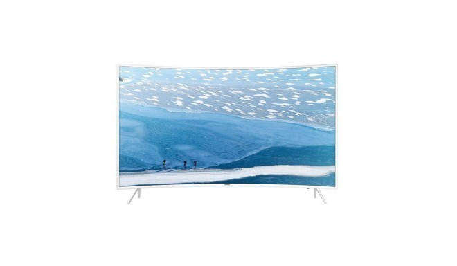 Samsung televiisor 55" 4K UHD Curved SmartTV UE55KU6512UXXH, valge