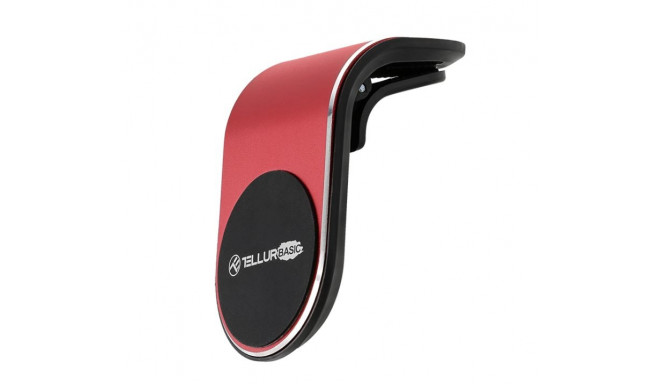 Tellur Basic Car Phone Holder Magnetic MCM7, Air Vent Mount Red