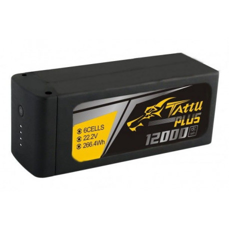 12000mAh 22.2V 15C TATTU Plus Gens Ace