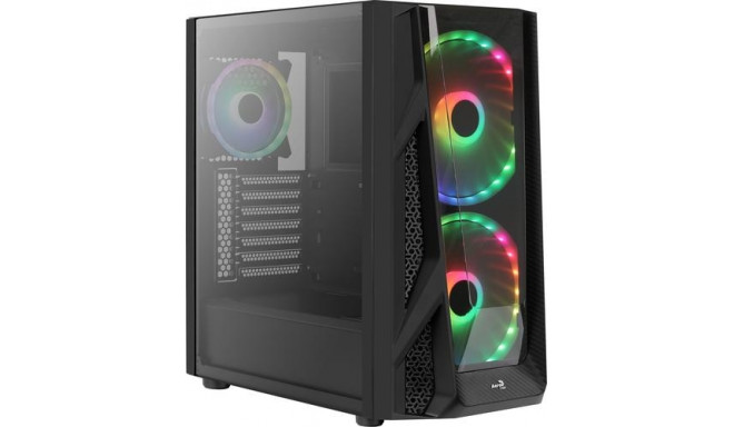 Aerocool korpus NightHawk Duo Tower, must