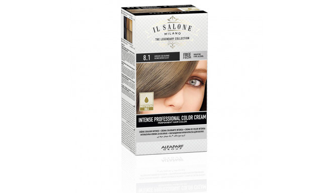IL SALONE MILANO INTENSE PROFESSIONAL COLOR CREAM permanent hair color #8.1