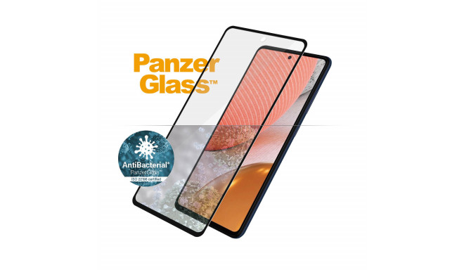 Kaitseklaas Samsung Galaxy A72, ümbrisesõbralik, musta äärega, PanzerGlass