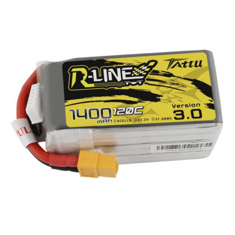 1400mAh 22.2V 120C TATTU R-Line Gens Ace